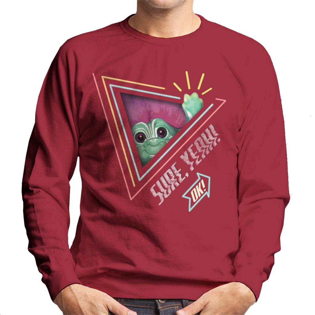 Trolls Sure Yeah Ok Men's Sweatshirt-ALL + EVERY