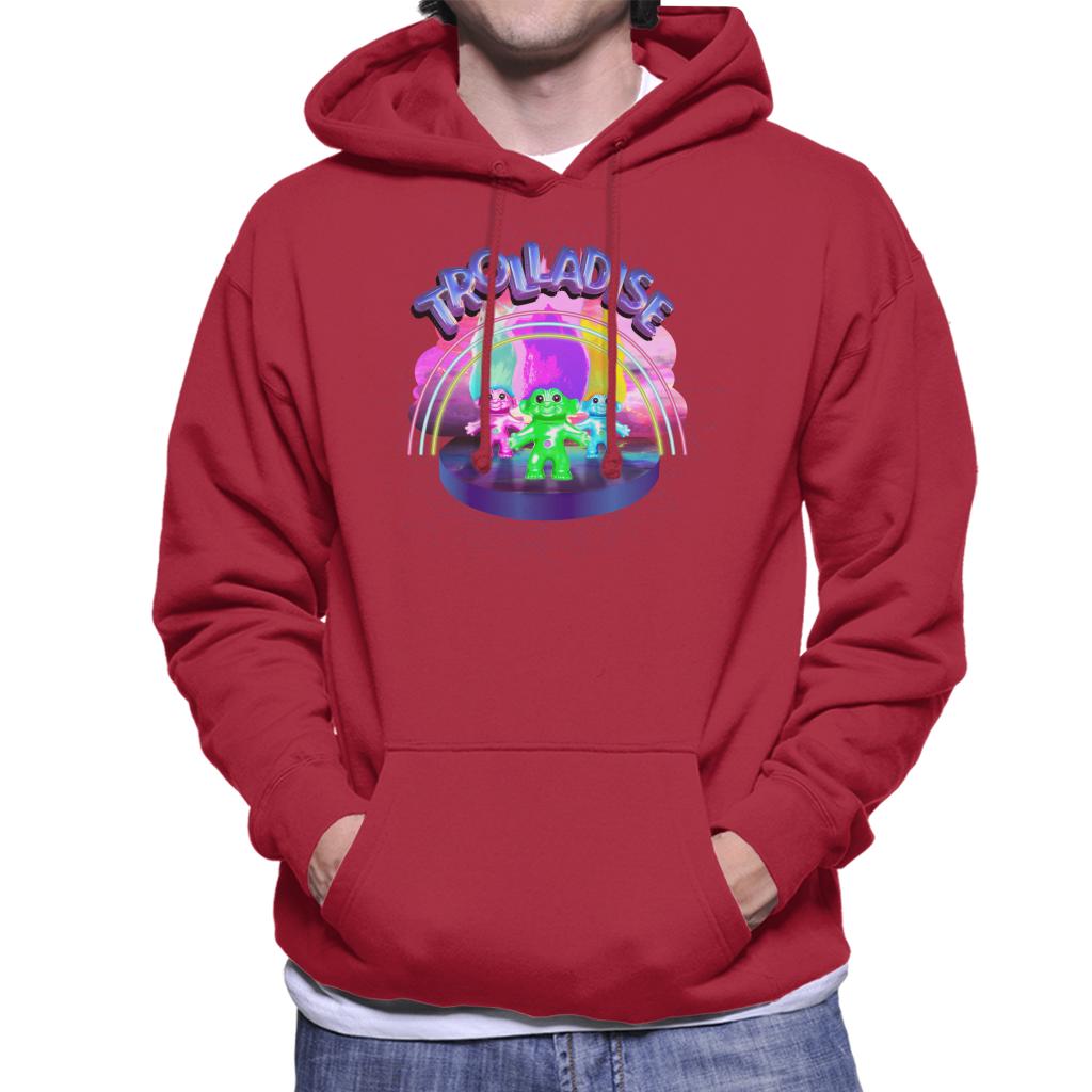 Trolls In Trolladise Men's Hooded Sweatshirt-ALL + EVERY