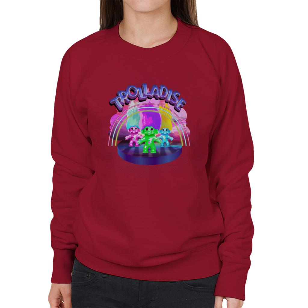 Trolls In Trolladise Women's Sweatshirt-ALL + EVERY