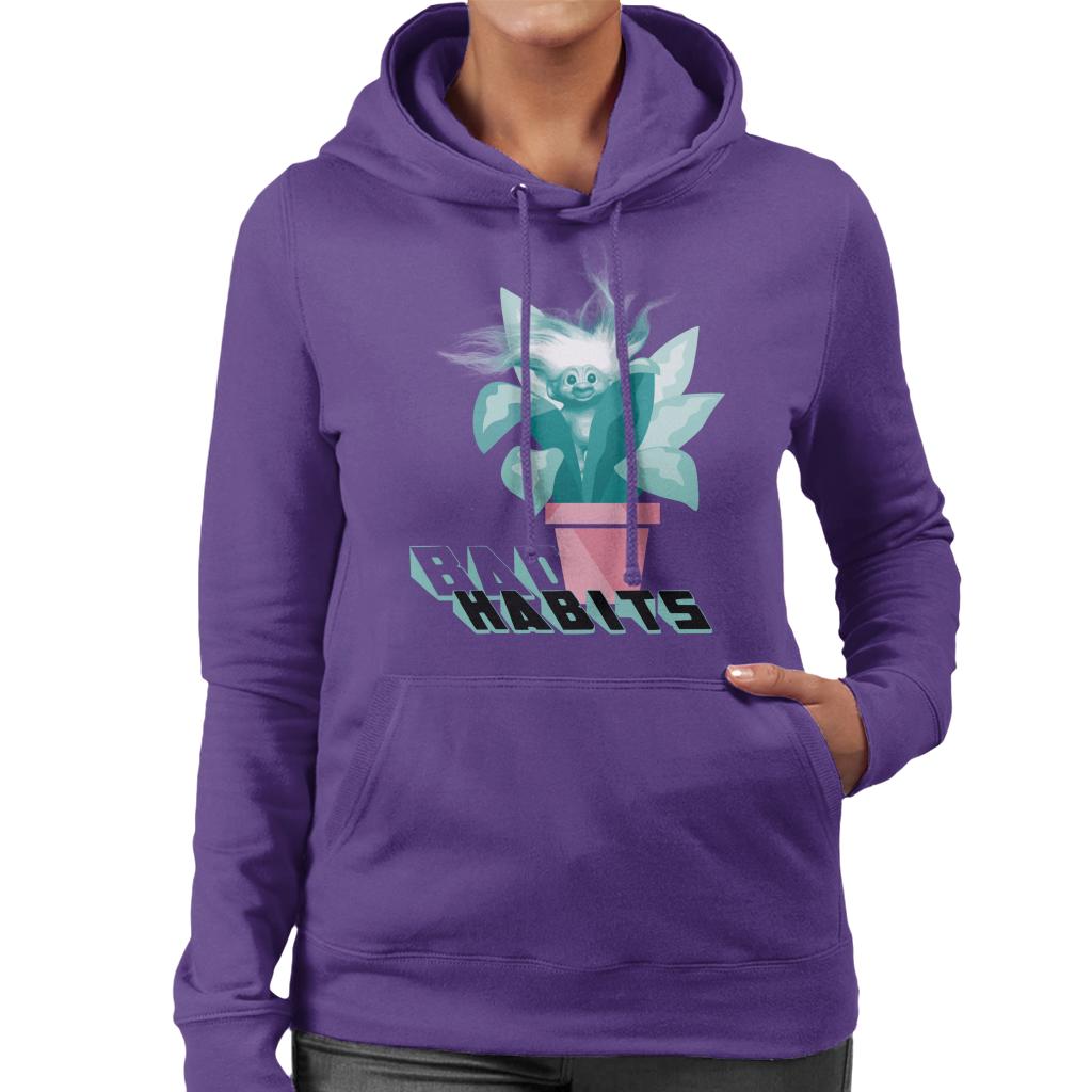 Trolls Bad Habits Women's Hooded Sweatshirt-ALL + EVERY