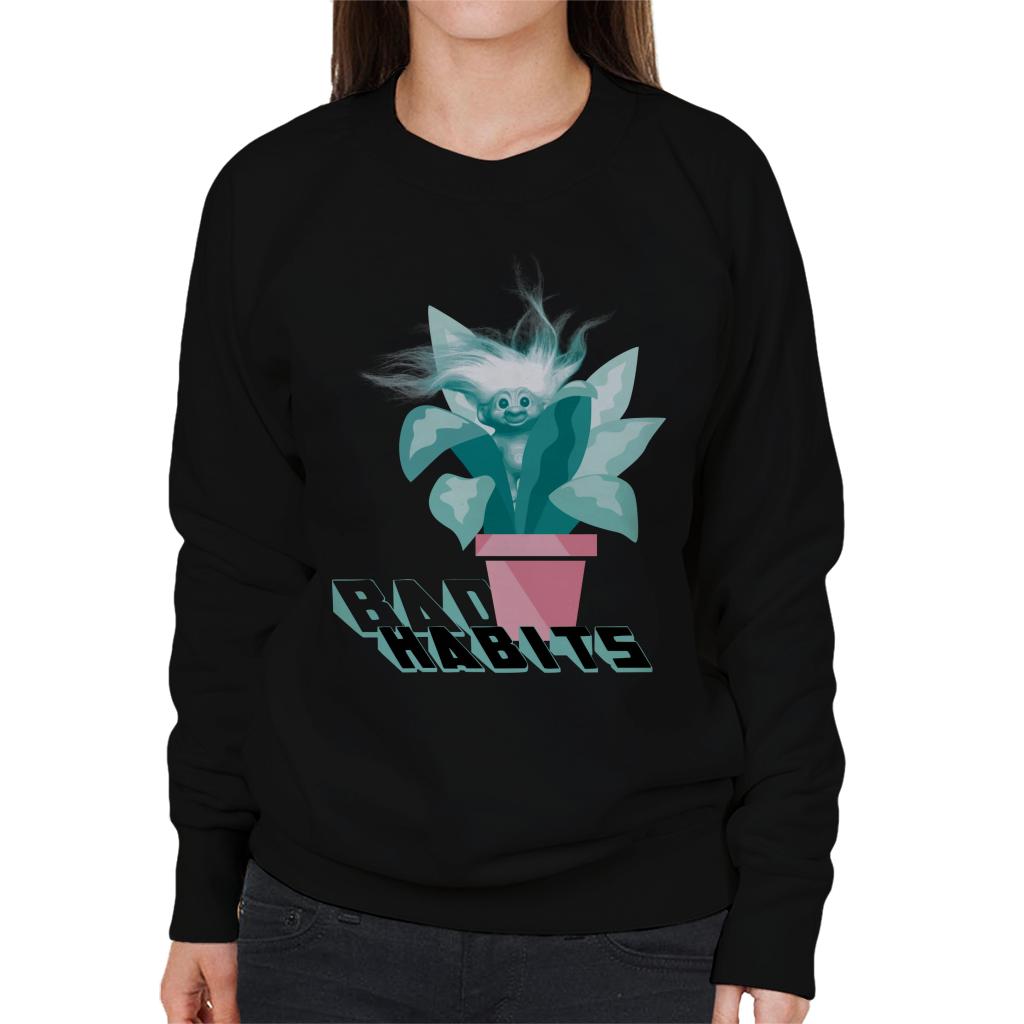 Trolls Bad Habits Women's Sweatshirt-ALL + EVERY