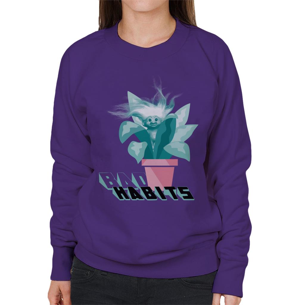 Trolls Bad Habits Women's Sweatshirt-ALL + EVERY