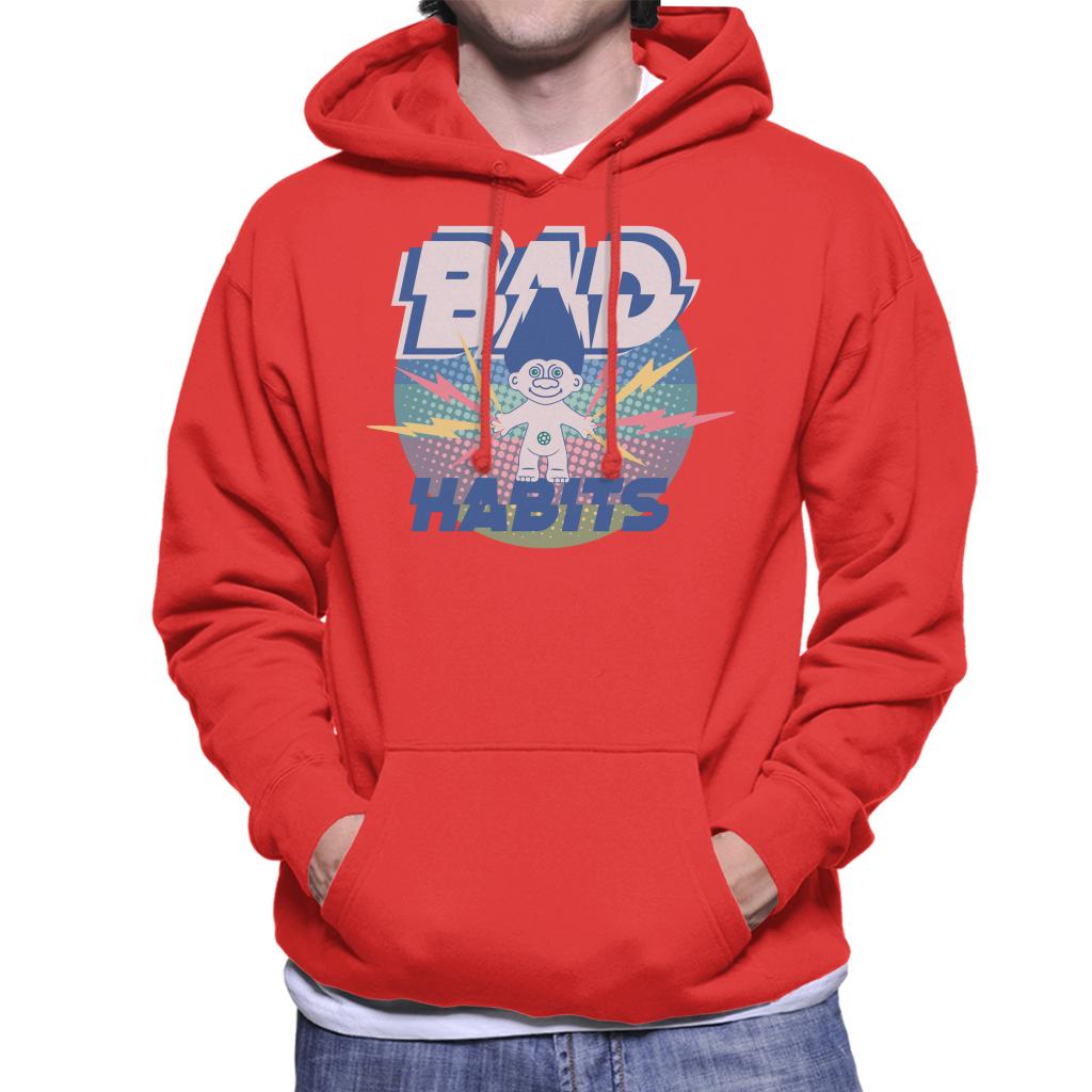 Trolls Bad Habits Lightning Men's Hooded Sweatshirt-ALL + EVERY