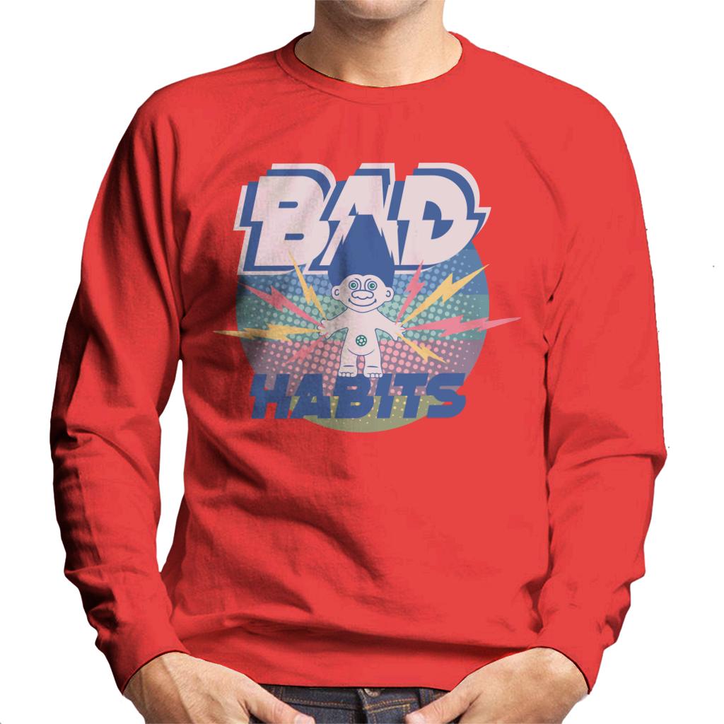 Trolls Bad Habits Lightning Men's Sweatshirt-ALL + EVERY