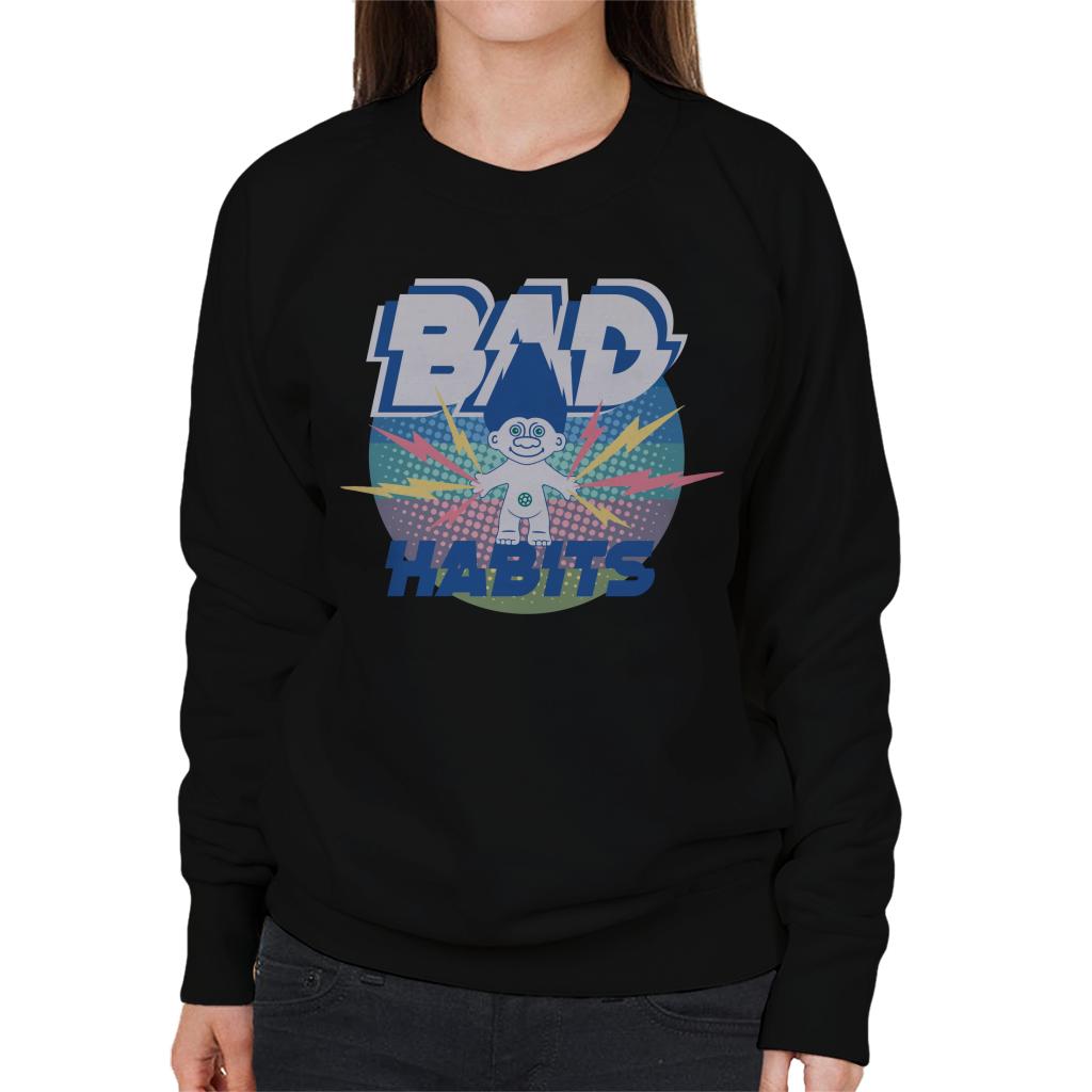 Trolls Bad Habits Lightning Women's Sweatshirt-ALL + EVERY