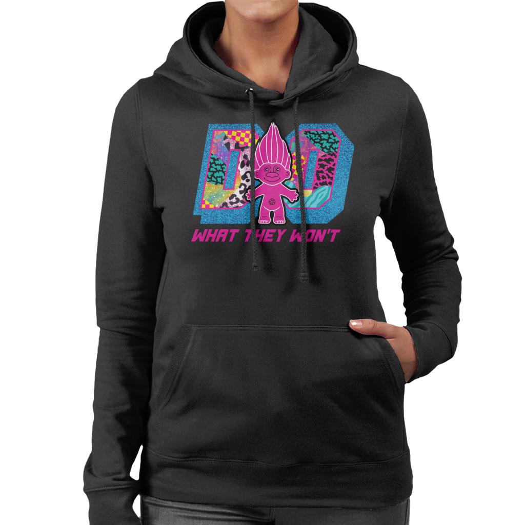 Trolls Do What They Wont Cosmic Shine Women's Hooded Sweatshirt-ALL + EVERY