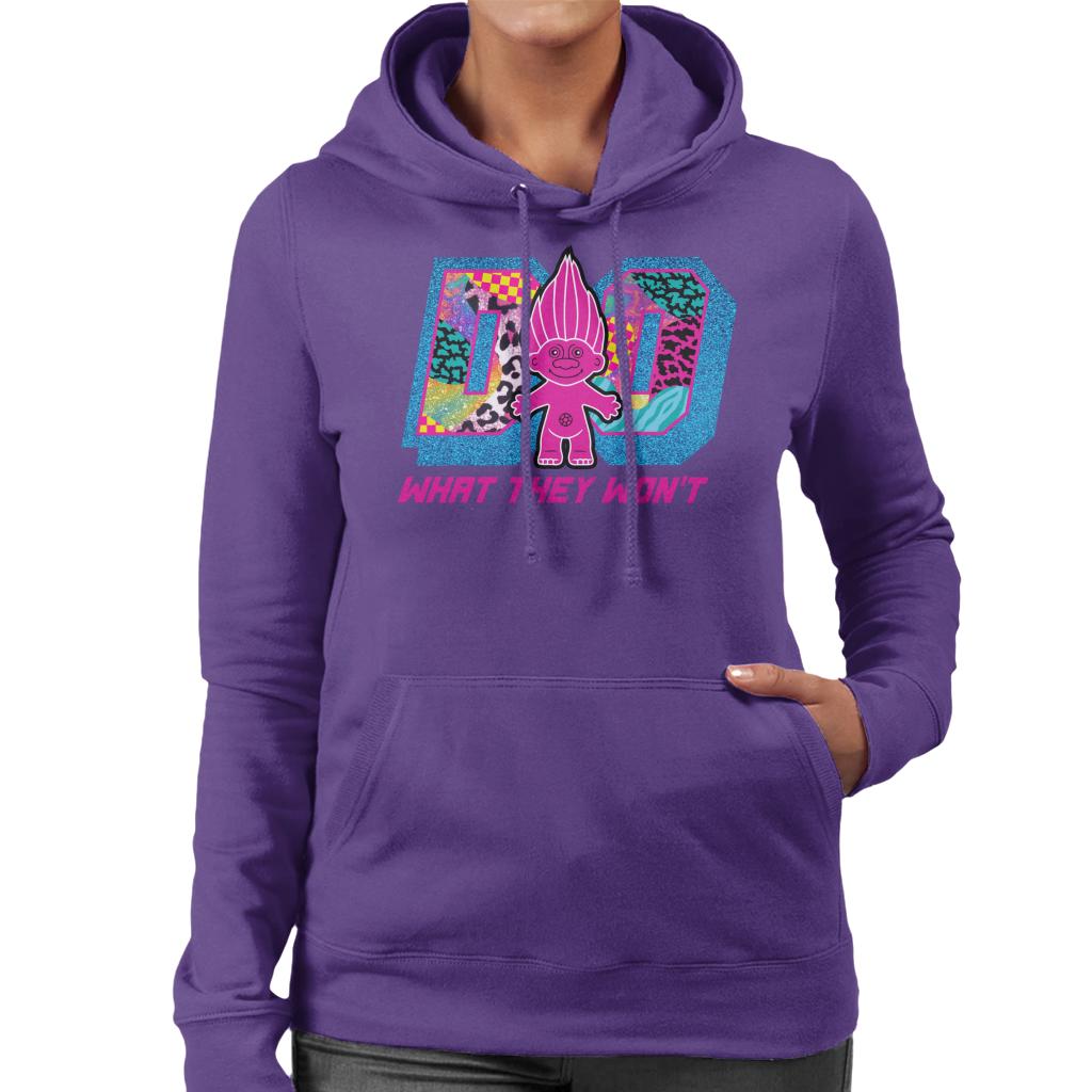 Trolls Do What They Wont Cosmic Shine Women's Hooded Sweatshirt-ALL + EVERY