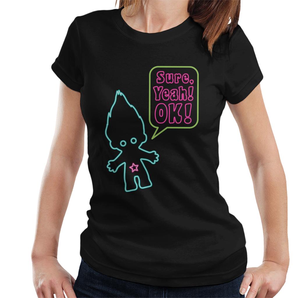 Trolls Neon Sure Yeah Ok Women's T-Shirt-ALL + EVERY