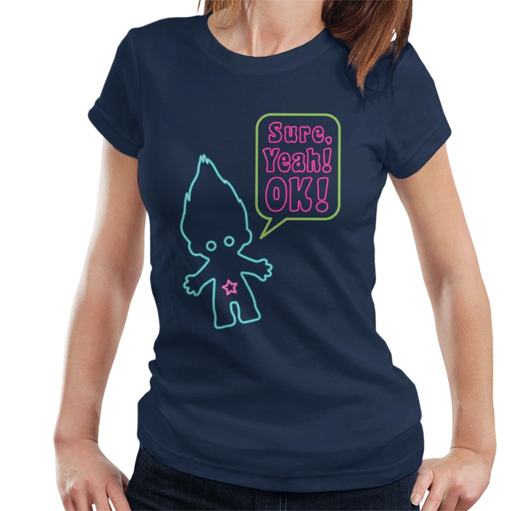 Trolls Neon Sure Yeah Ok Women's T-Shirt-ALL + EVERY