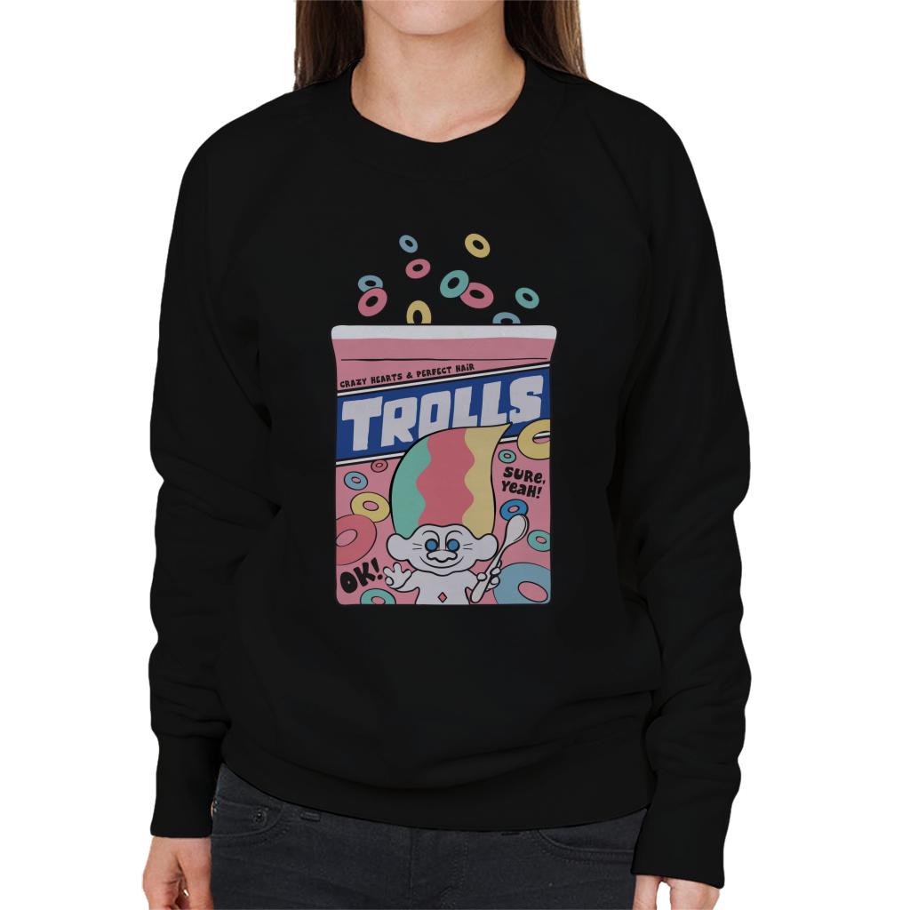 Trolls Crazy Hearts And Perfect Hair Women's Sweatshirt-ALL + EVERY