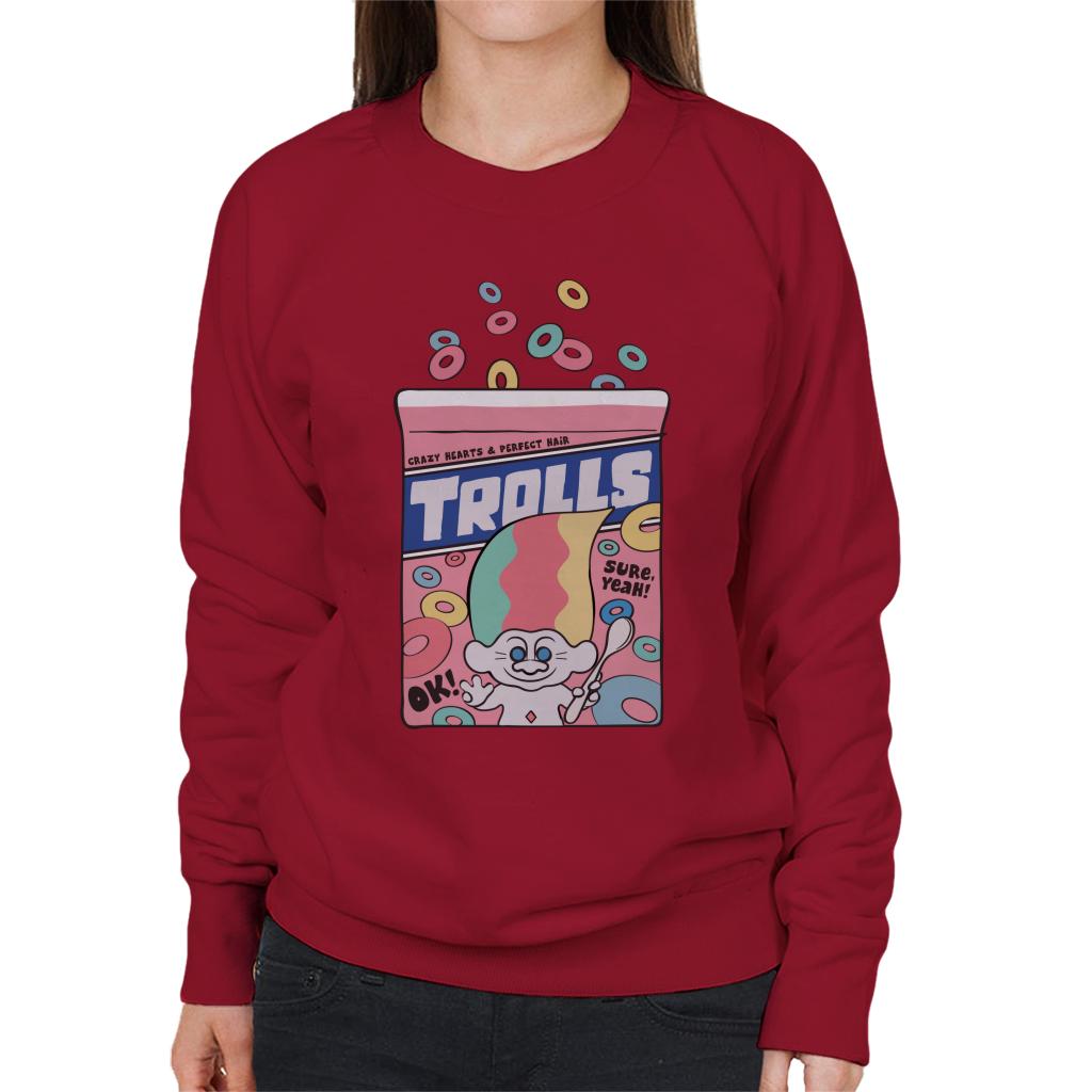 Trolls Crazy Hearts And Perfect Hair Women's Sweatshirt-ALL + EVERY