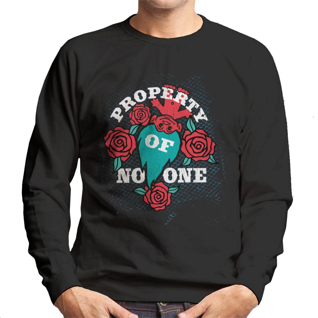 Trolls Property Of No One Men's Sweatshirt-ALL + EVERY