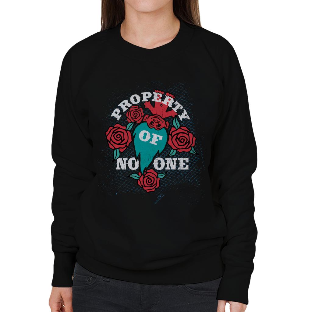 Trolls Property Of No One Women's Sweatshirt-ALL + EVERY