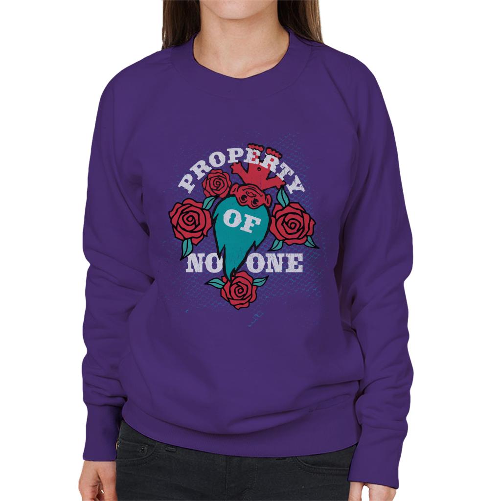 Trolls Property Of No One Women's Sweatshirt-ALL + EVERY