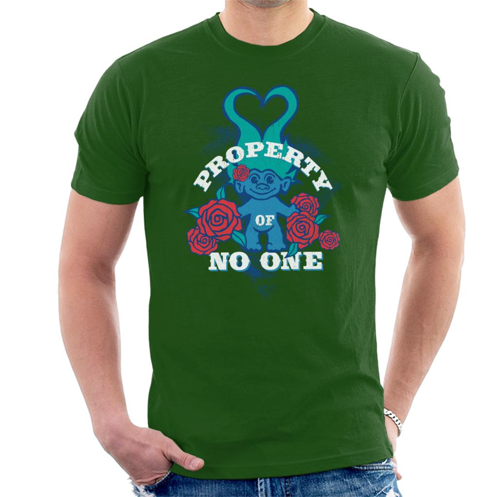 Trolls Property Of No One Love Heart Men's T-Shirt-ALL + EVERY