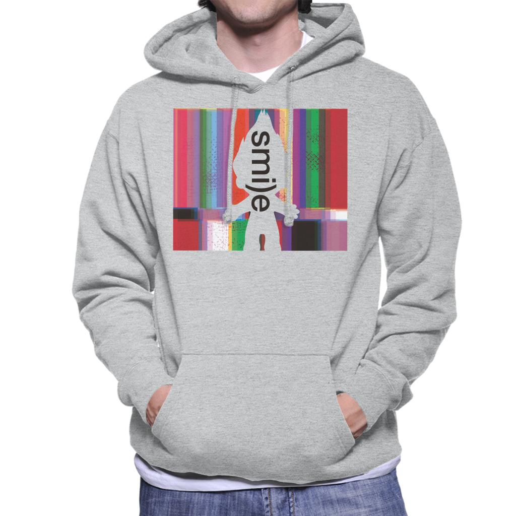 Trolls Silhouette Smile Men's Hooded Sweatshirt-ALL + EVERY