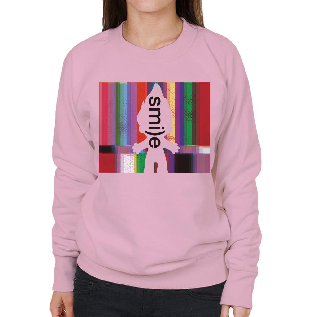 Trolls Silhouette Smile Women's Sweatshirt-ALL + EVERY