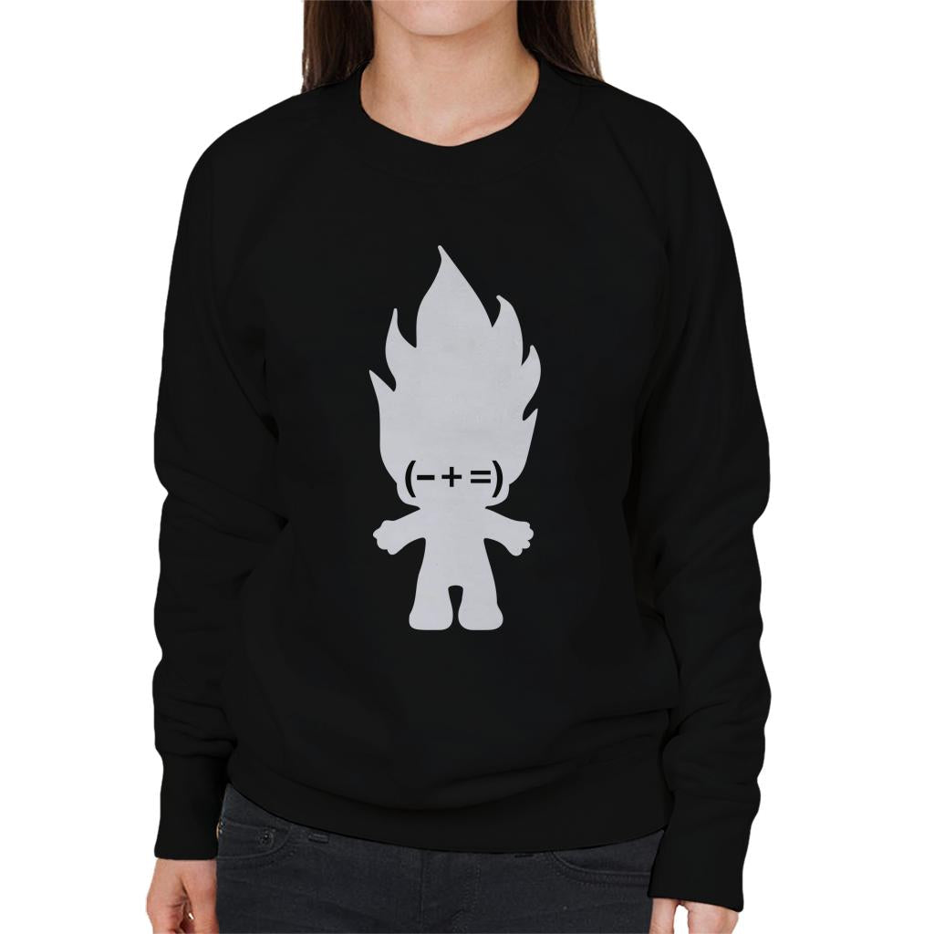 Trolls Minus Plus Equals Women's Sweatshirt-ALL + EVERY