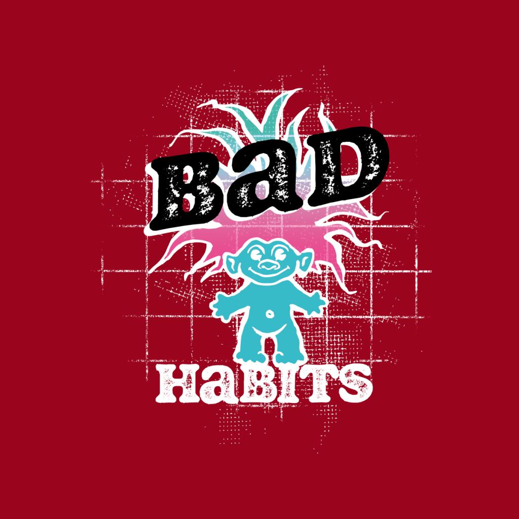 Trolls Bad Habits Pink And Blue Gradient Hair Men's T-Shirt-ALL + EVERY