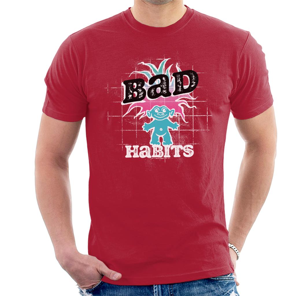 Trolls Bad Habits Pink And Blue Gradient Hair Men's T-Shirt-ALL + EVERY