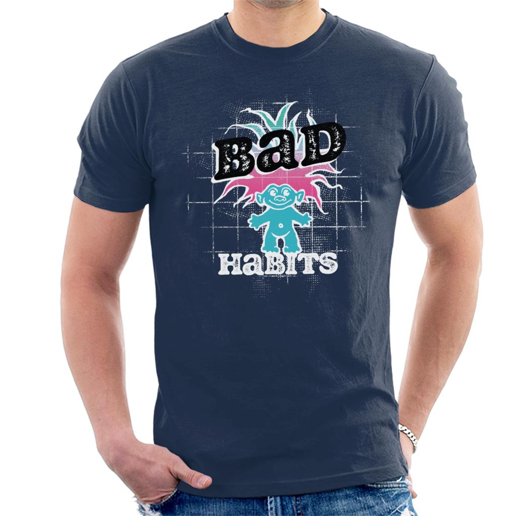 Trolls Bad Habits Pink And Blue Gradient Hair Men's T-Shirt-ALL + EVERY