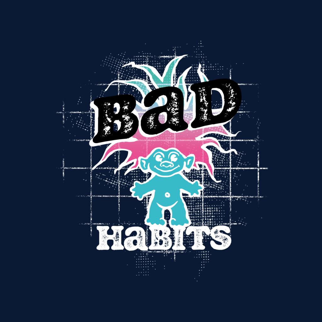 Trolls Bad Habits Pink And Blue Gradient Hair Men's T-Shirt-ALL + EVERY