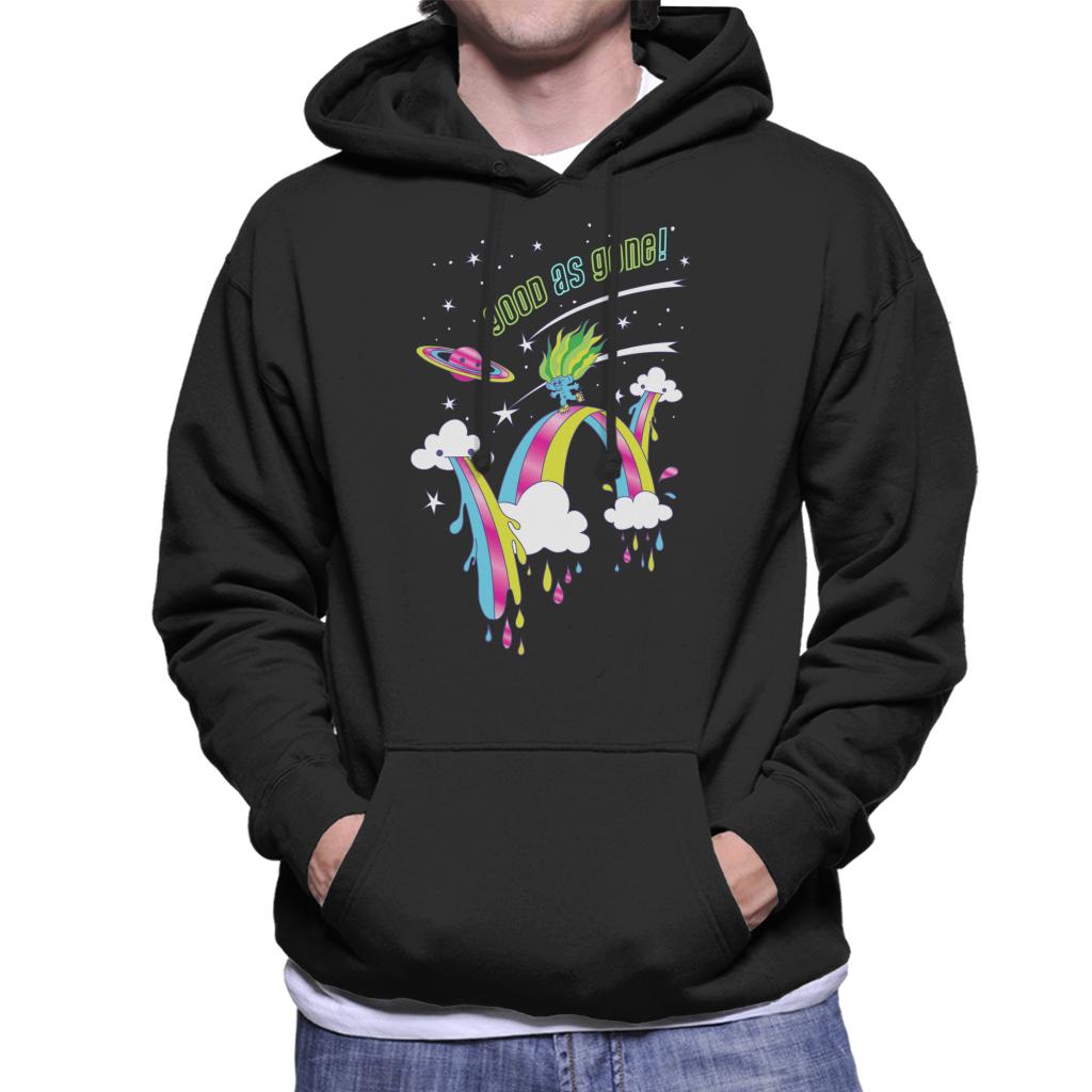 Trolls Good As Gone Rainbow Roller Skating Men's Hooded Sweatshirt-ALL + EVERY