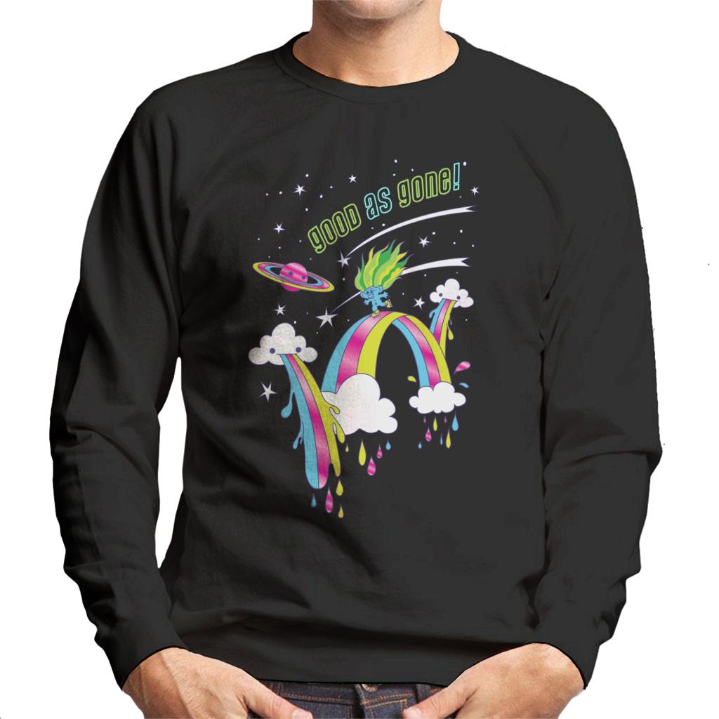 Trolls Good As Gone Rainbow Roller Skating Men's Sweatshirt-ALL + EVERY