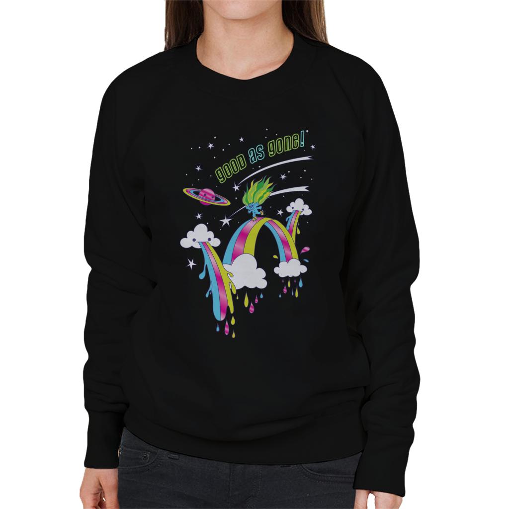 Trolls Good As Gone Rainbow Roller Skating Women's Sweatshirt-ALL + EVERY