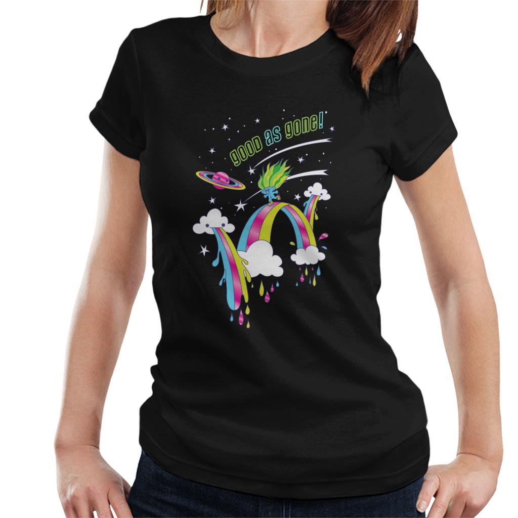 Trolls Good As Gone Rainbow Roller Skating Women's T-Shirt-ALL + EVERY