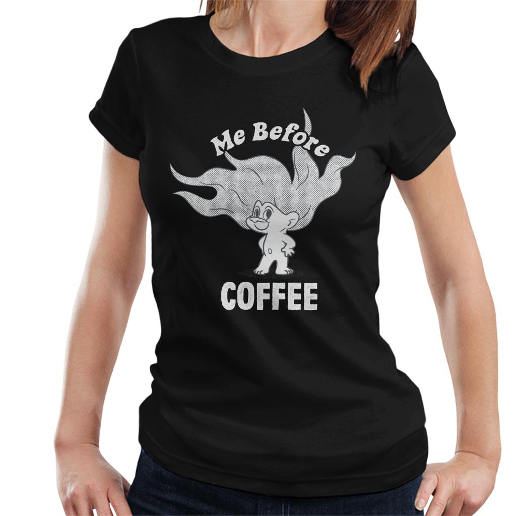 Trolls Me Before Coffee Women's T-Shirt-ALL + EVERY