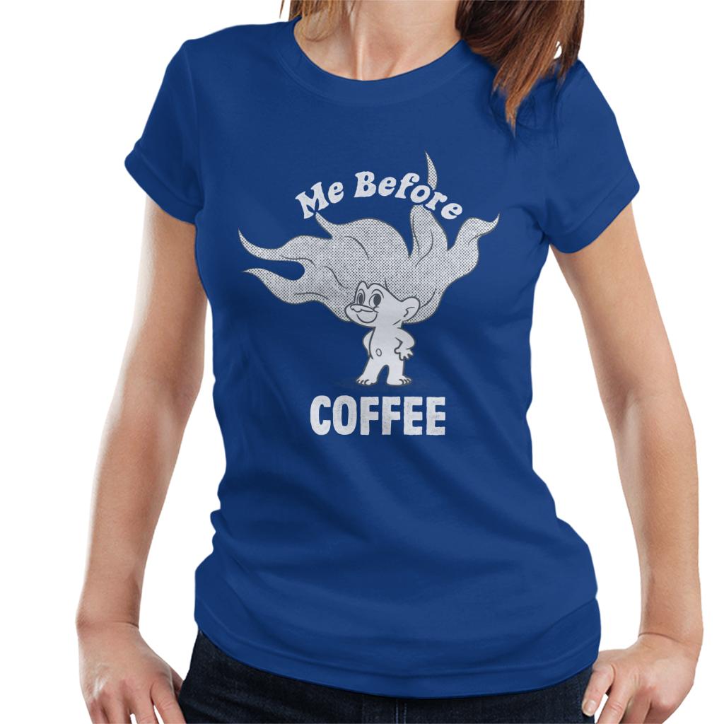 Trolls Me Before Coffee Women's T-Shirt-ALL + EVERY