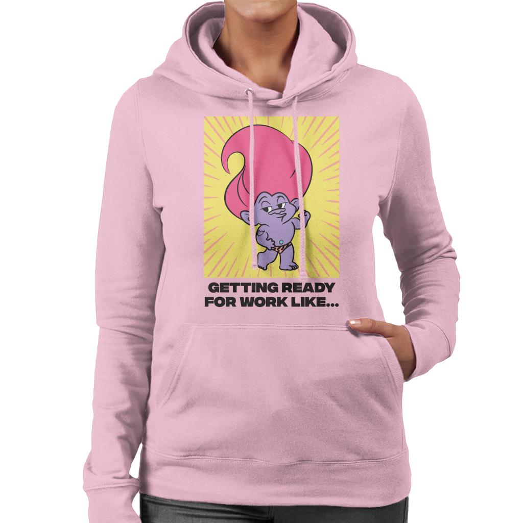 Trolls Getting Ready For Work Like Women's Hooded Sweatshirt-ALL + EVERY