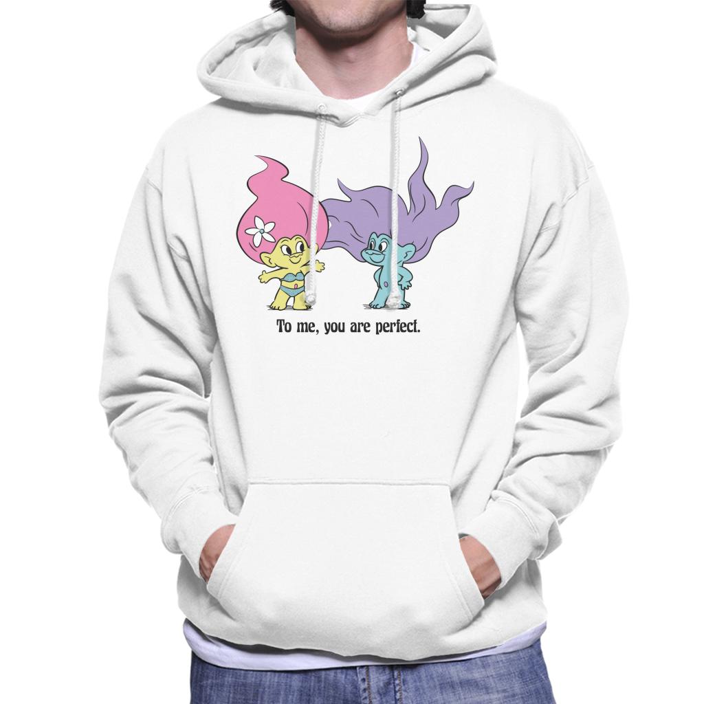 Trolls To Me You Are Perfect Men's Hooded Sweatshirt-ALL + EVERY