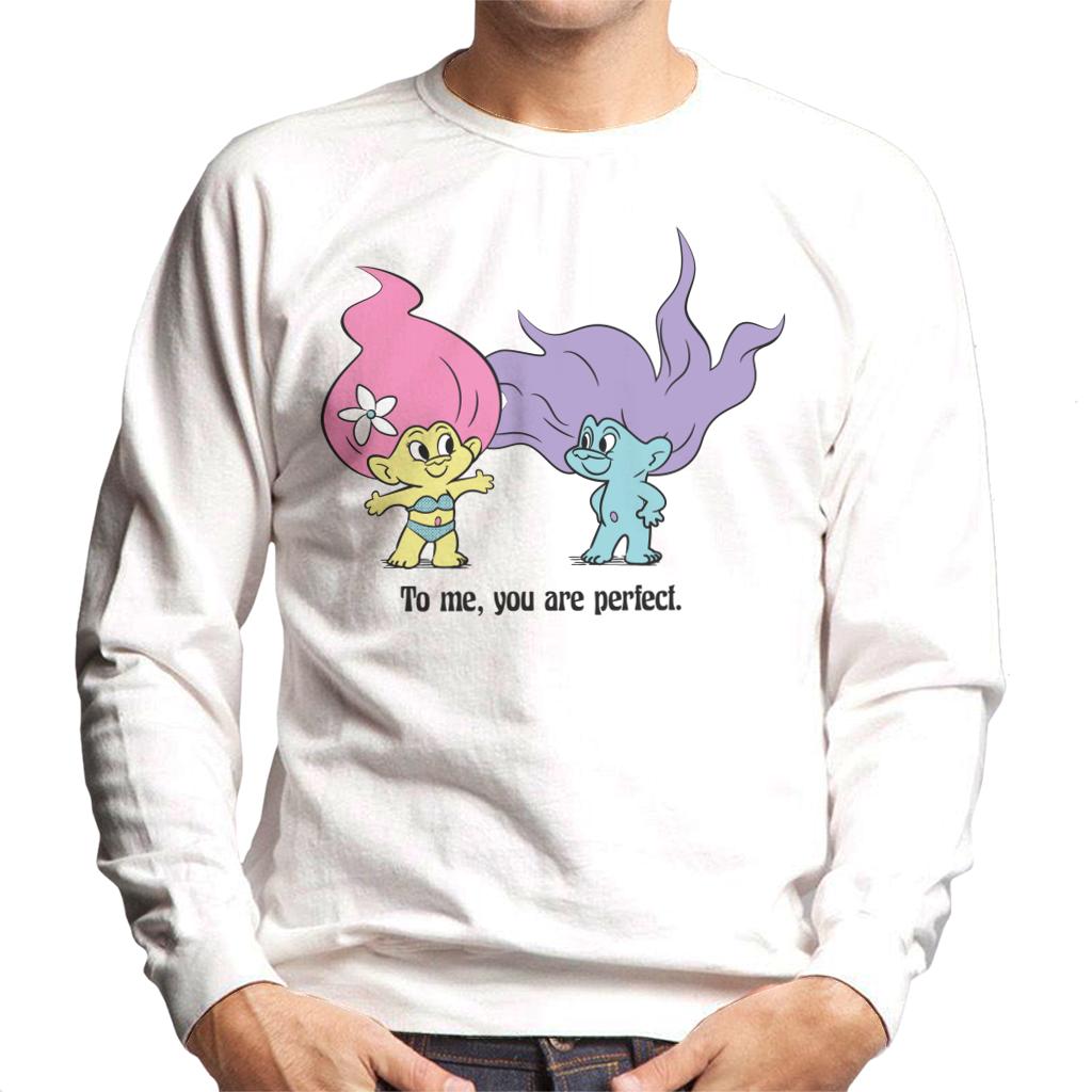 Trolls To Me You Are Perfect Men's Sweatshirt-ALL + EVERY