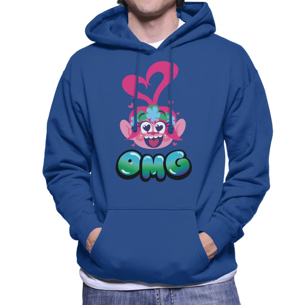 Trolls Queen Poppy Omg Men's Hooded Sweatshirt-ALL + EVERY