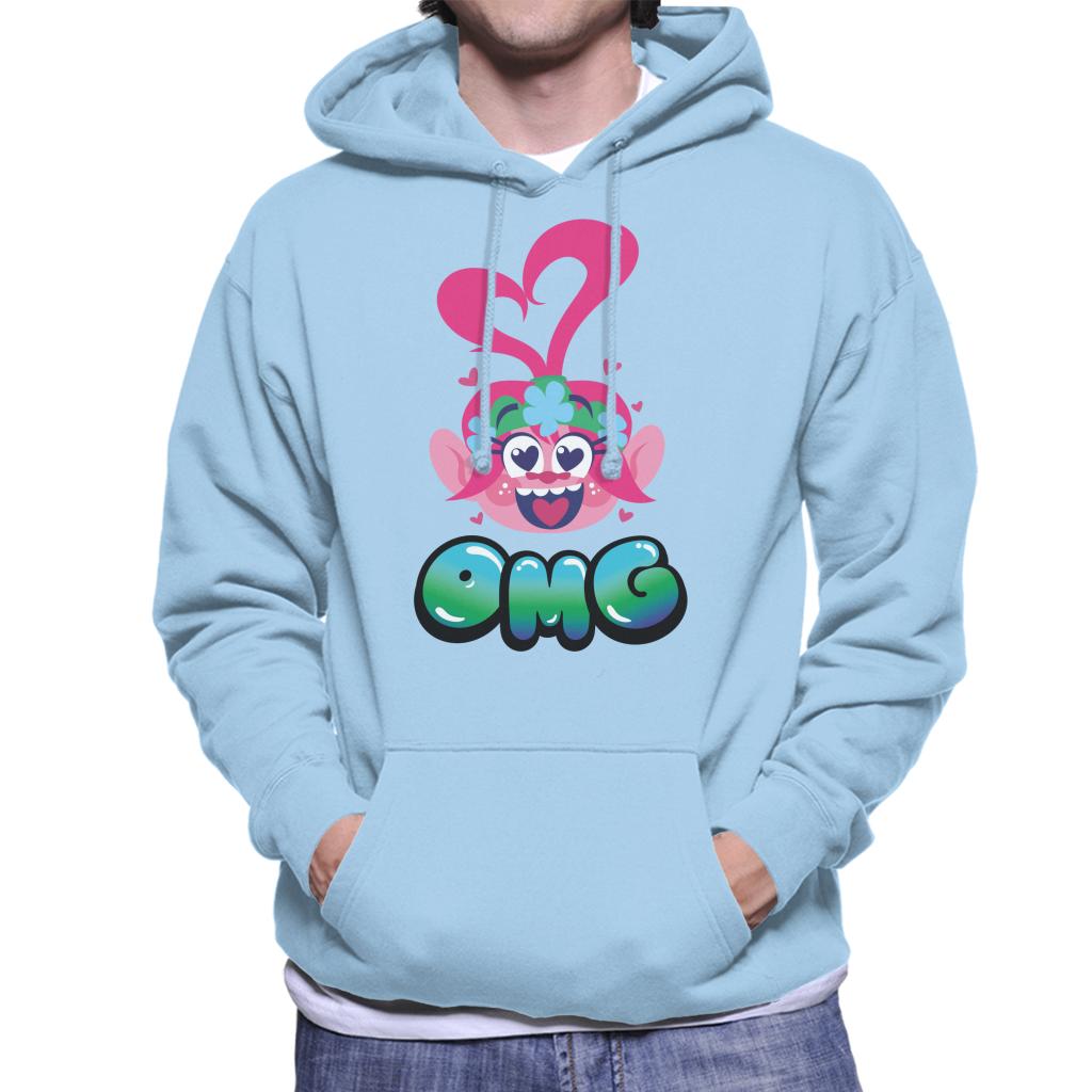 Trolls Queen Poppy Omg Men's Hooded Sweatshirt-ALL + EVERY