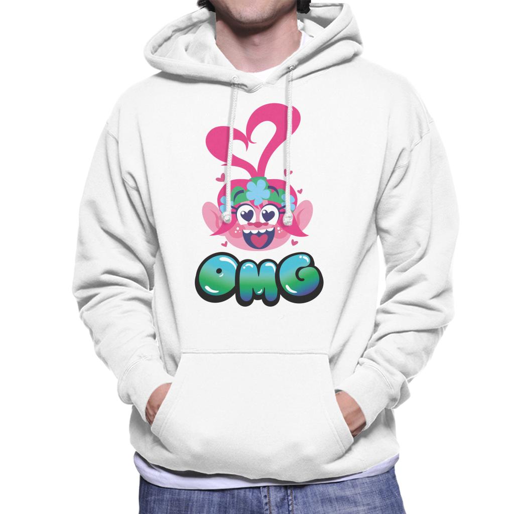 Trolls Queen Poppy Omg Men's Hooded Sweatshirt-ALL + EVERY