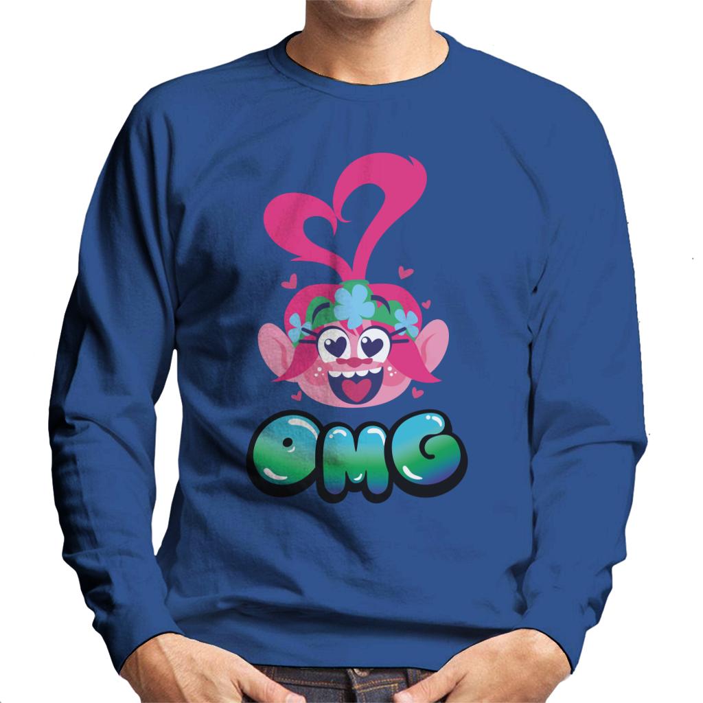 Trolls Queen Poppy Omg Men's Sweatshirt-ALL + EVERY