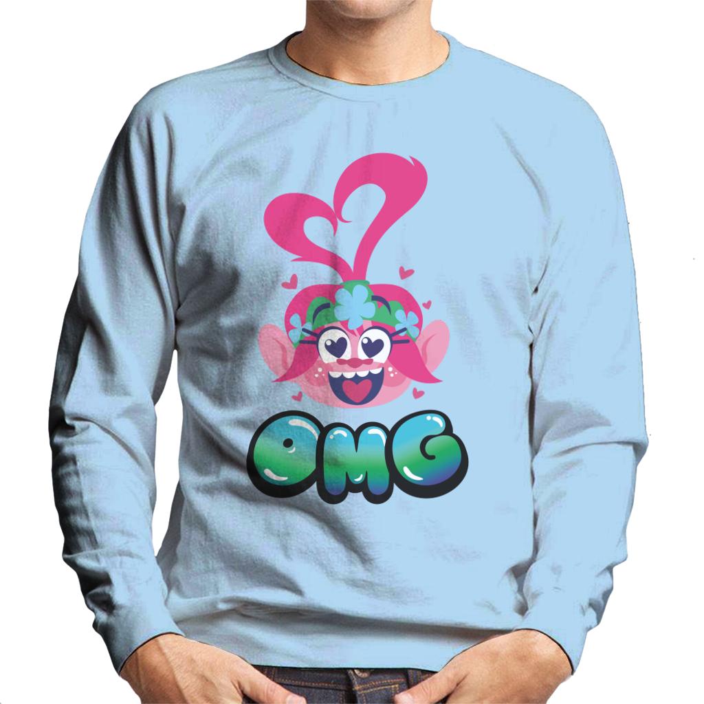 Trolls Queen Poppy Omg Men's Sweatshirt-ALL + EVERY