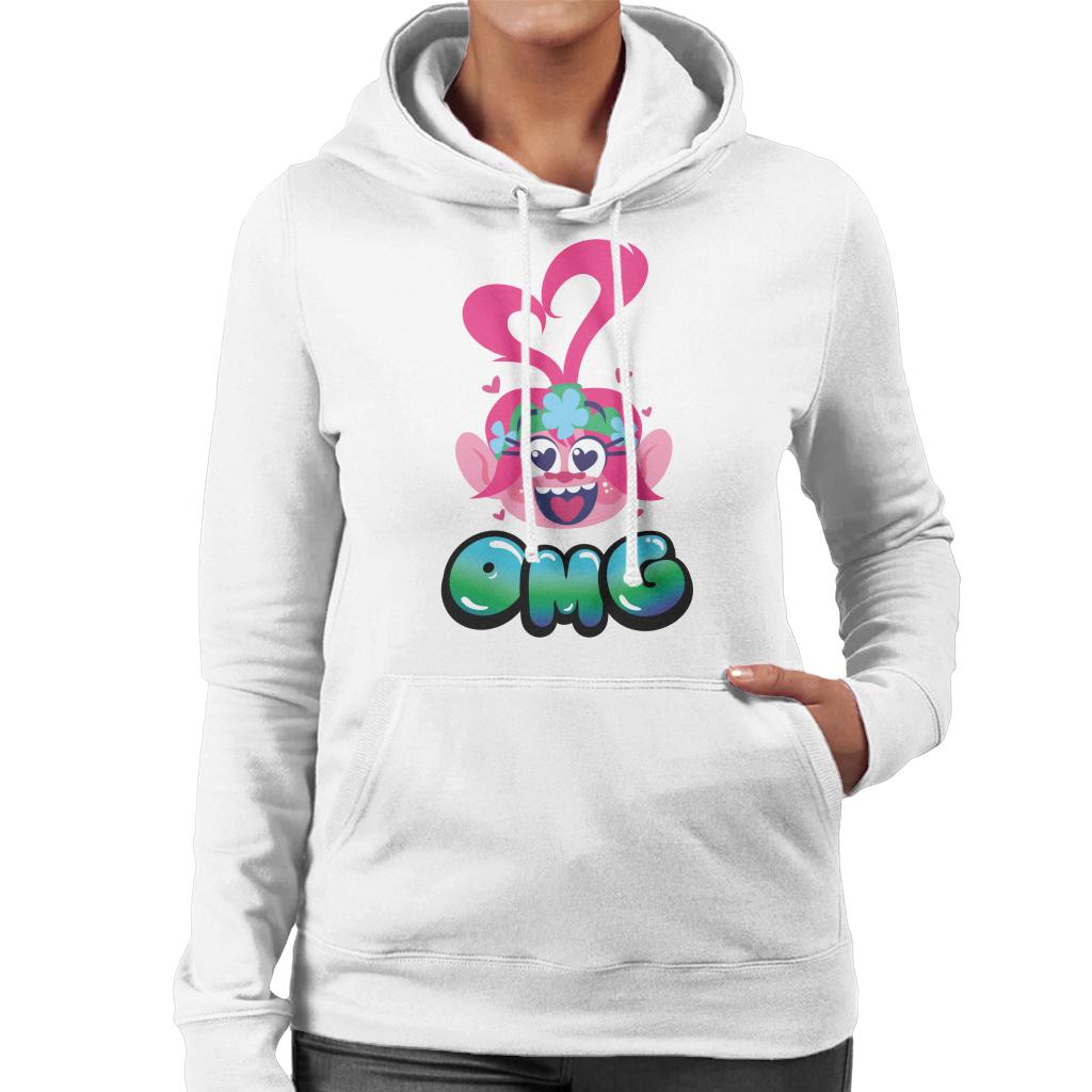 Trolls Queen Poppy Omg Women's Hooded Sweatshirt-ALL + EVERY