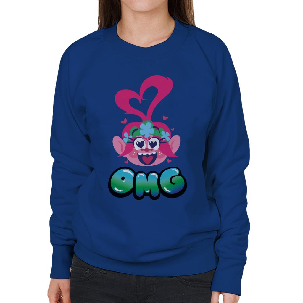 Trolls Queen Poppy Omg Women's Sweatshirt-ALL + EVERY