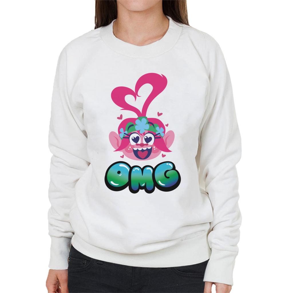 Trolls Queen Poppy Omg Women's Sweatshirt-ALL + EVERY