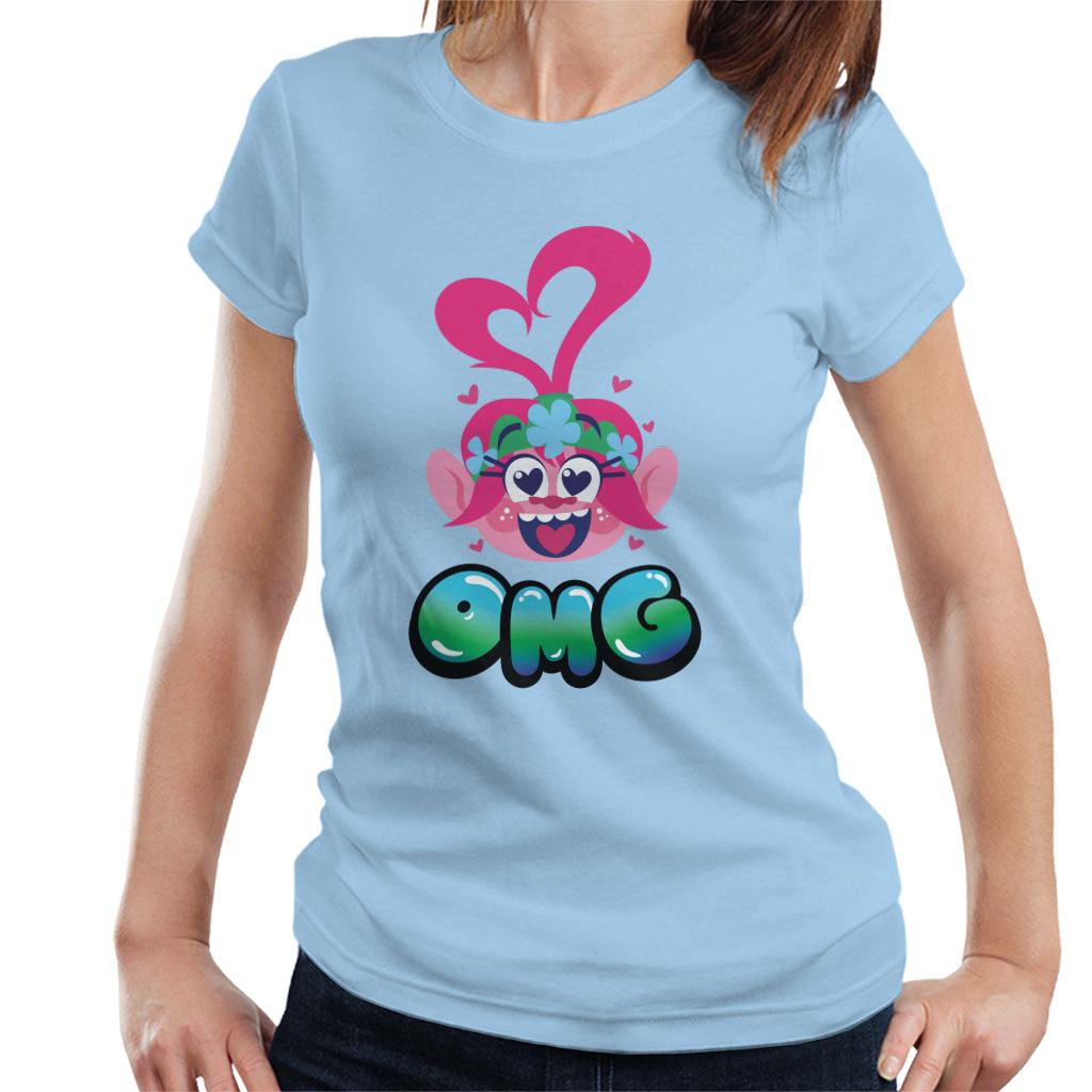 Trolls Queen Poppy Omg Women's T-Shirt-ALL + EVERY