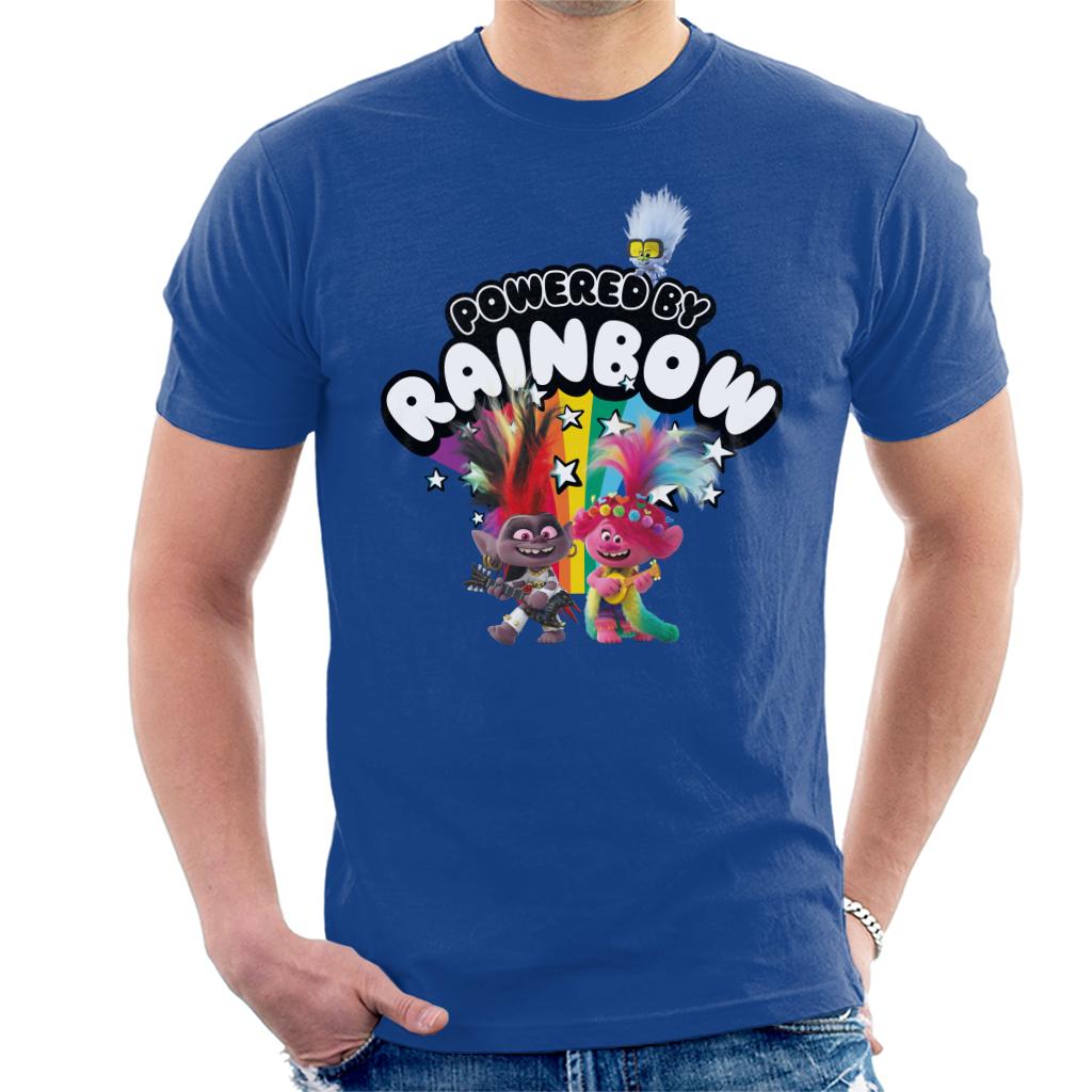 Trolls Powered By Rainbows Men's T-Shirt-ALL + EVERY