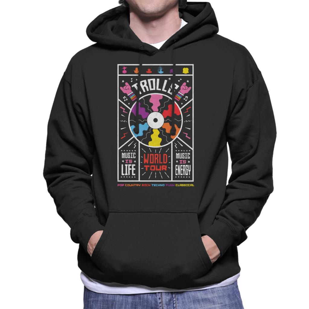 Trolls World Tour Music Is Life Music Is Energy Men's Hooded Sweatshirt-ALL + EVERY