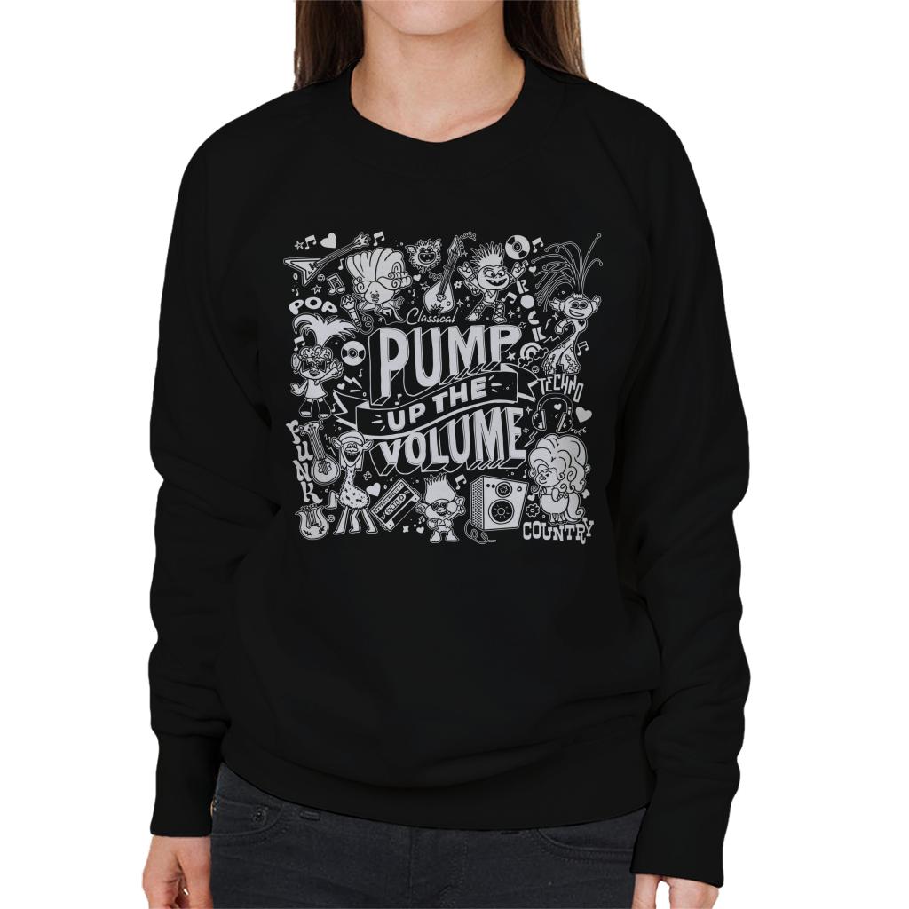 Trolls World Tour Pump Up The Volume Women's Sweatshirt-ALL + EVERY