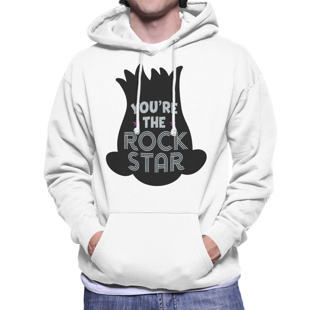 Trolls Silhouette You Are The Rock Star Men's Hooded Sweatshirt-ALL + EVERY