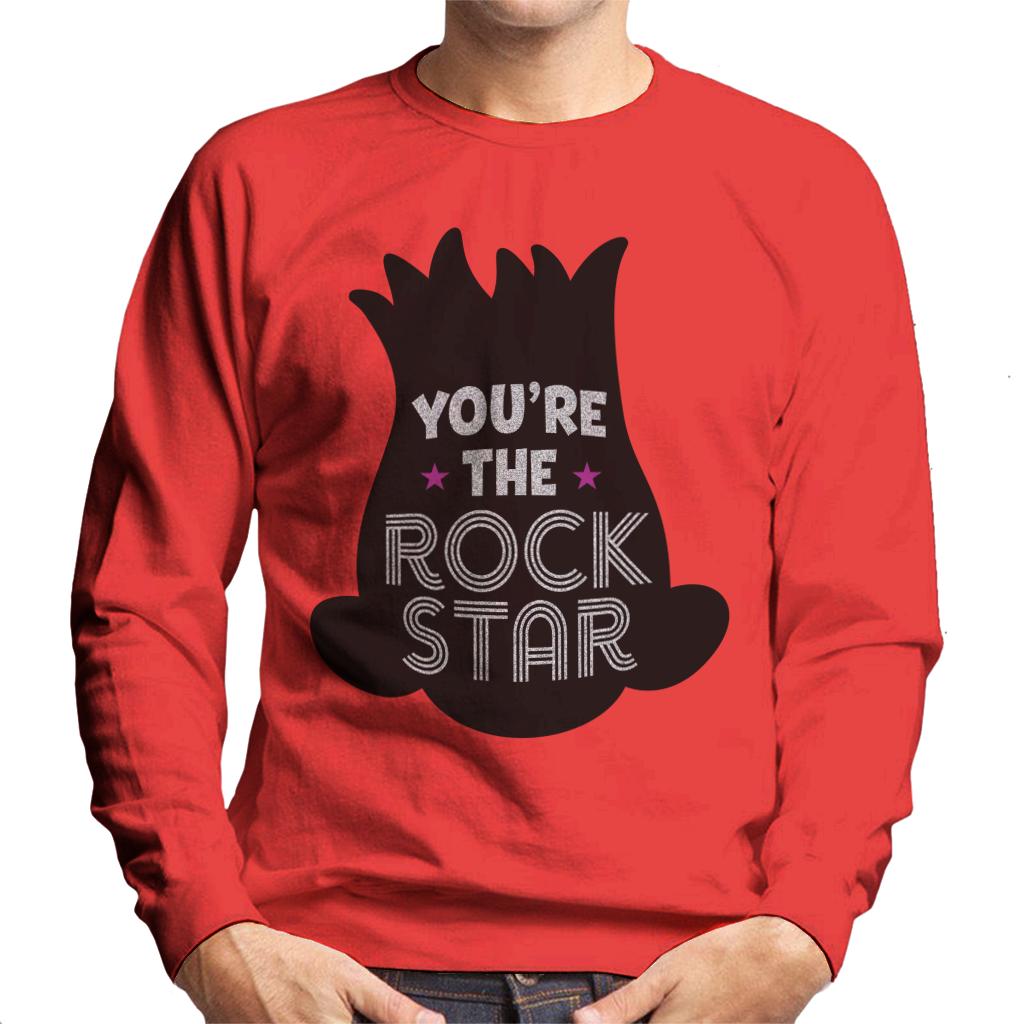 Trolls Silhouette You Are The Rock Star Men's Sweatshirt-ALL + EVERY