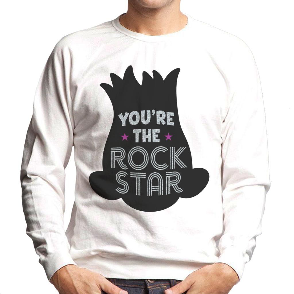 Trolls Silhouette You Are The Rock Star Men's Sweatshirt-ALL + EVERY